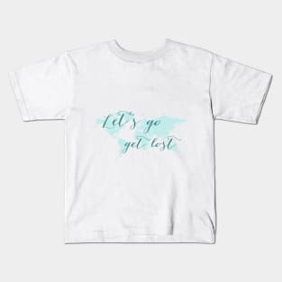 Let's go get lost world map Kids T-Shirt